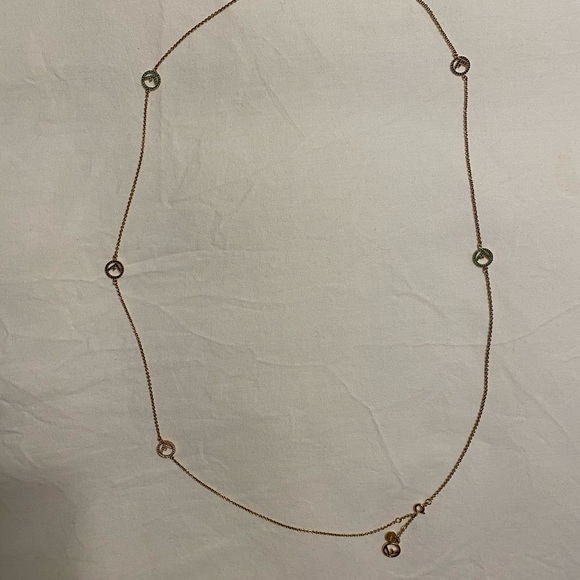 Long Fendi F Logo Necklace - Picture 1 of 4